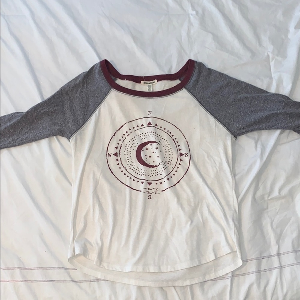 3/5 Sleeve Graphic Tee